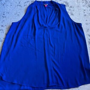Vince Camuto Women's Blue Sleeveless Top